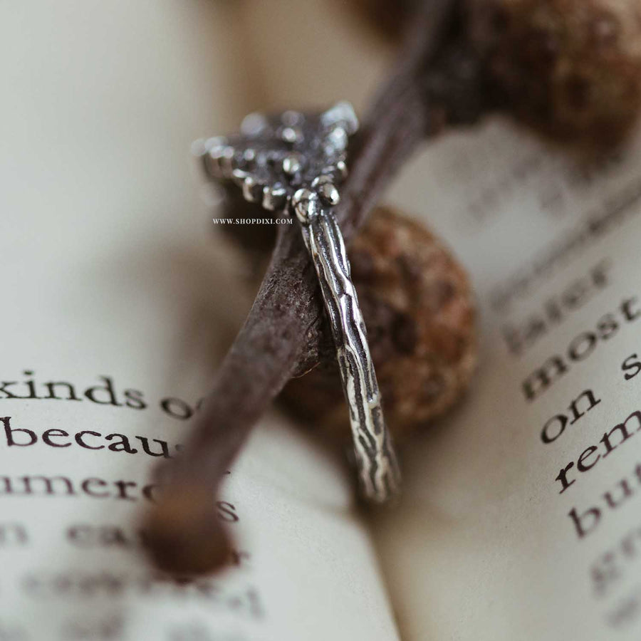 Sterling Silver Branch Ring