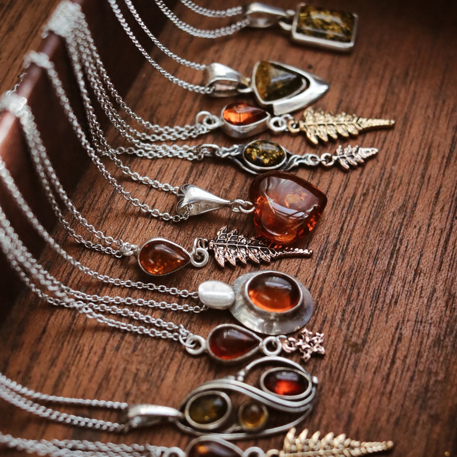 Vintage Reworked | Amber Necklaces