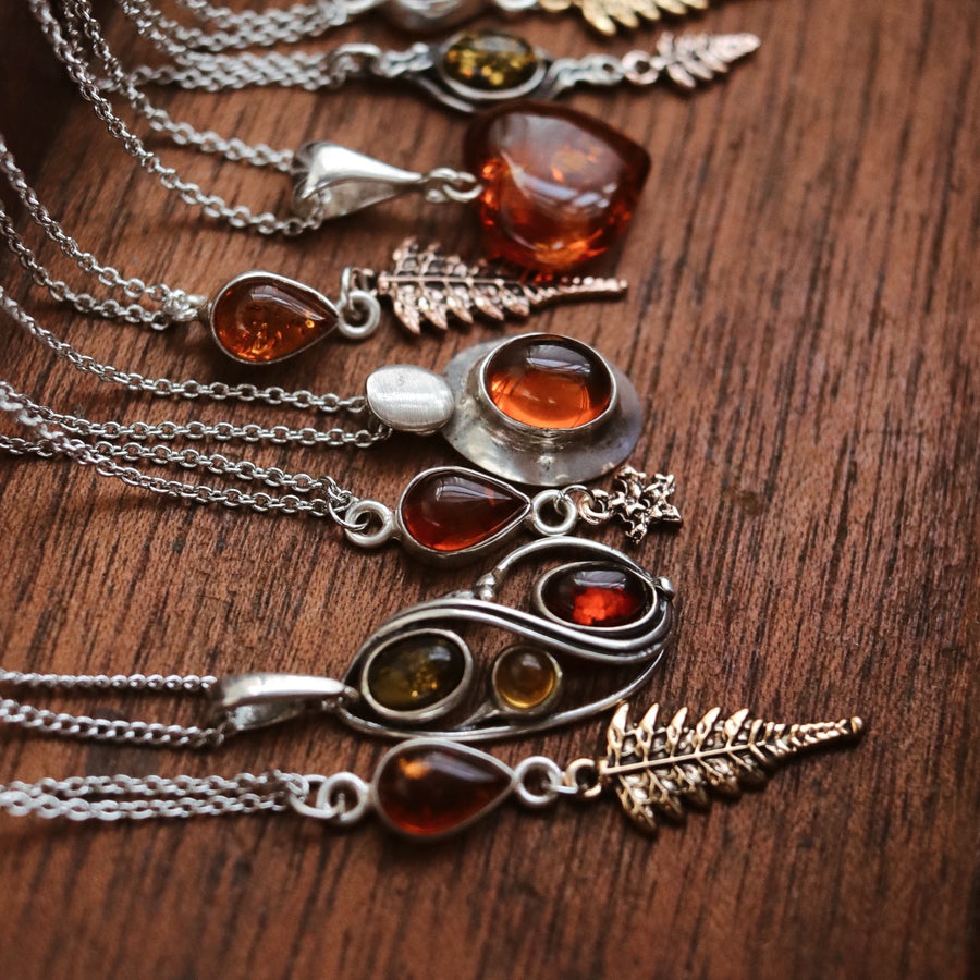 Vintage Reworked | Amber Necklaces