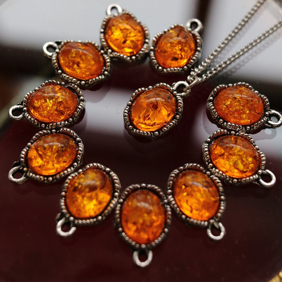 Bramble Autumn Stone Necklace