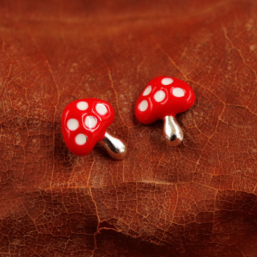 Fairy Ring Forest Toadstool Studs