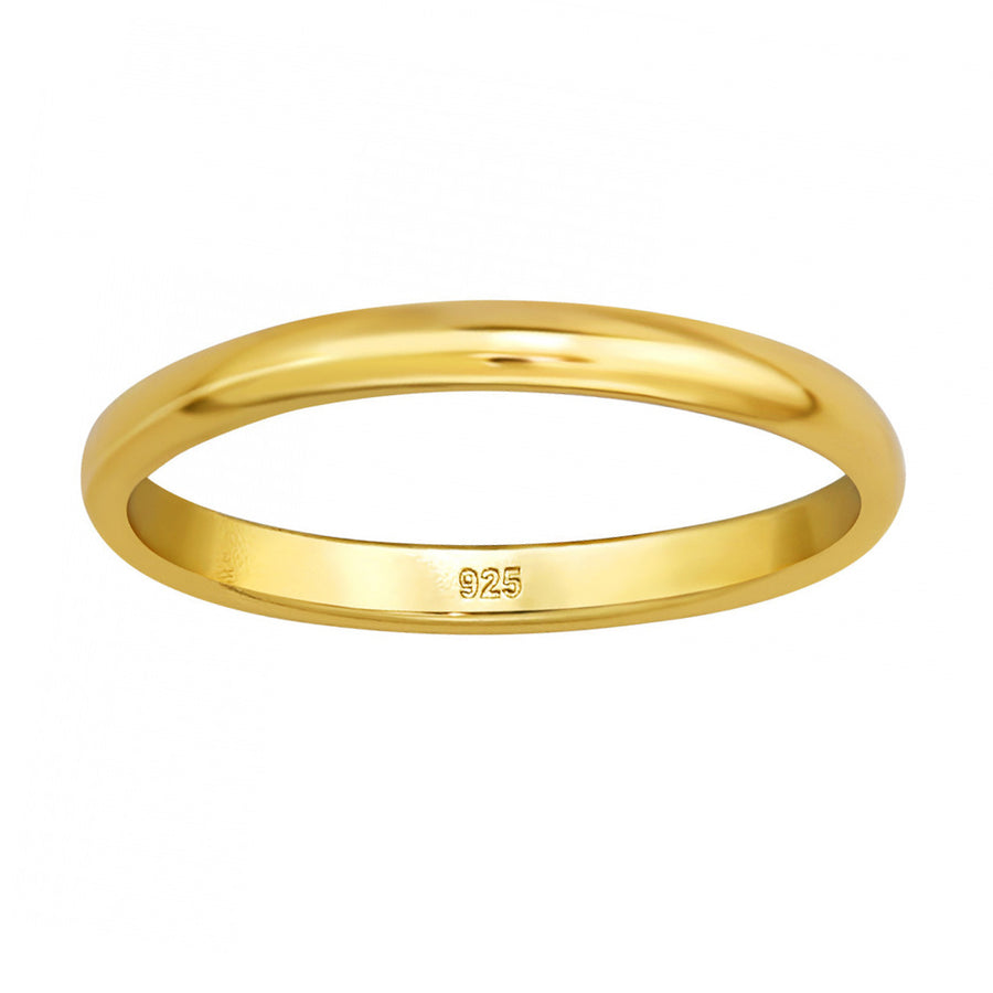 Plain Gold Midi Ring