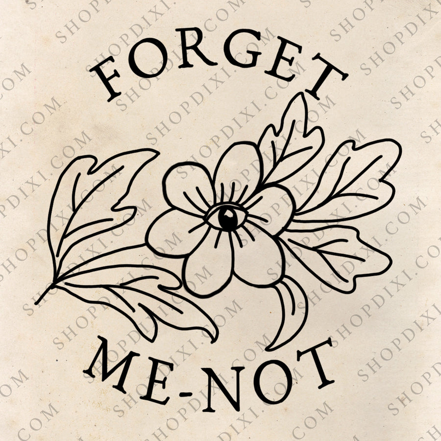 Forget-Me-Not Lovers Eye | Tattoo Design Download