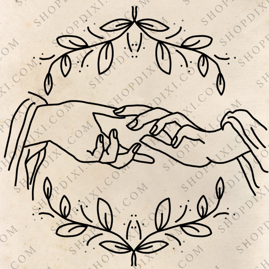 Fede Hands | Tattoo Design Download