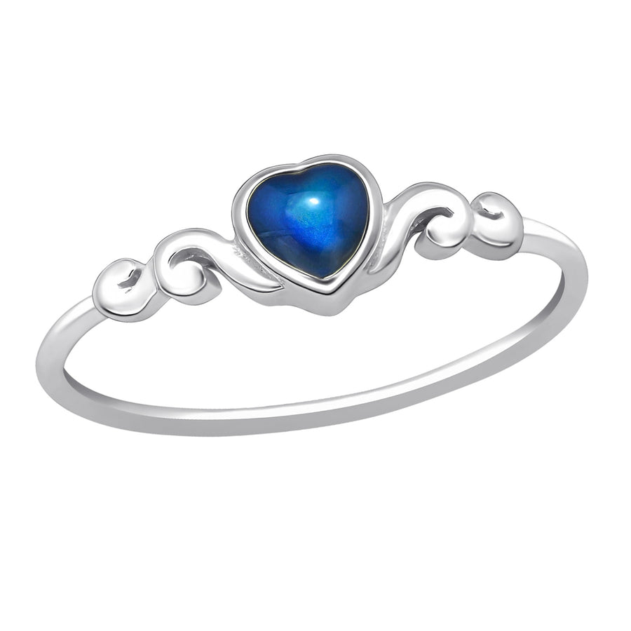 PRE-ORDER | Mystic Heart Mood Stone Silver Ring