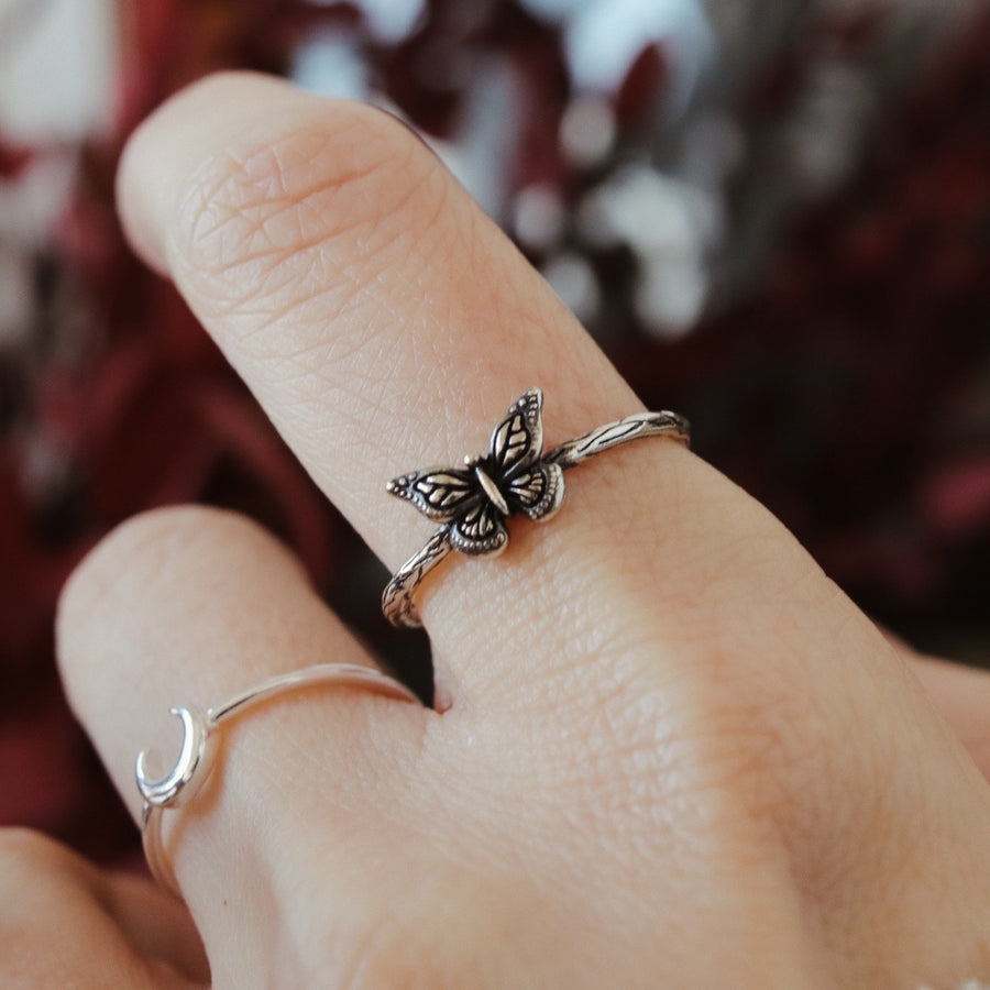 Butterfly Branch Ring