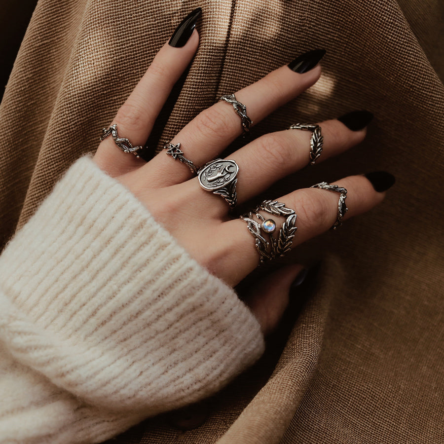 Sterling Silver Witchy Rings