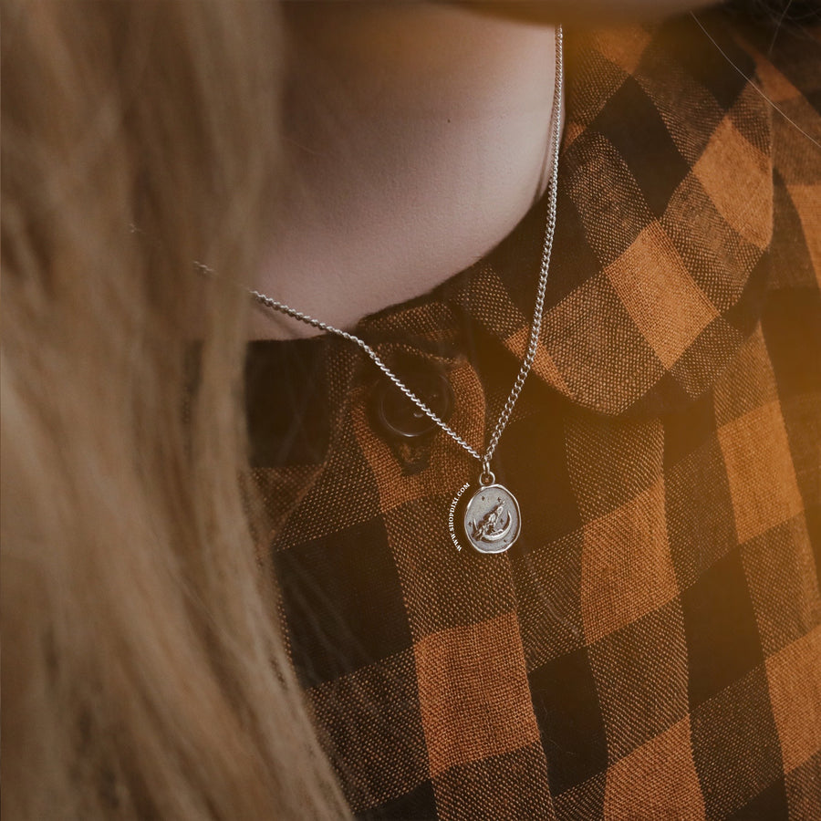 Corvus Wax Seal Necklace