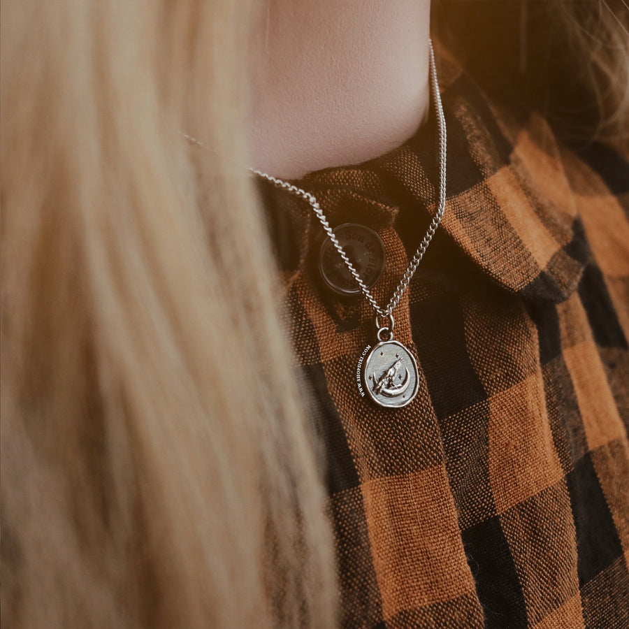 Corvus Wax Seal Necklace