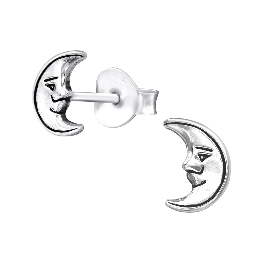 PRE-ORDER | Witchy Crescent Moon Studs