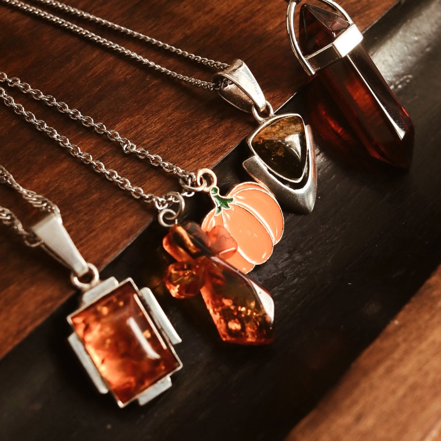 Vintage Reworked | Amber Necklaces